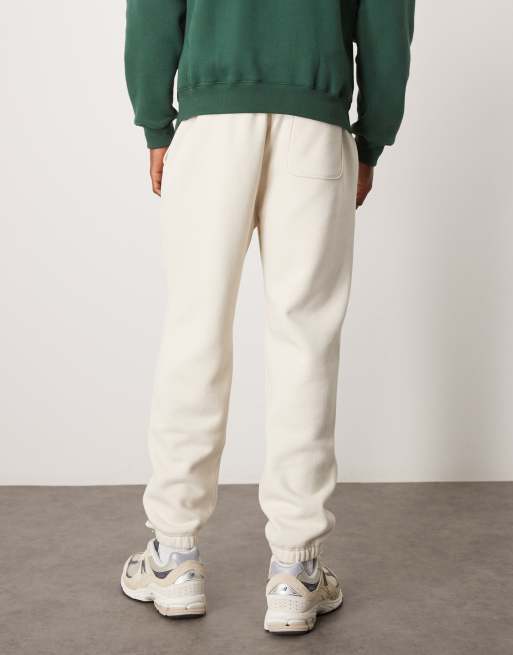 Abercrombie & Fitch – Essential – Gräddvita mjukisbyxor med muddar, 3 av 5