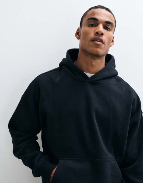 Abercrombie & Fitch essential hoodie in black - view 1