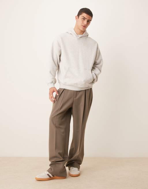 Abercrombie & Fitch essential hoodie in grey, 4 of 4