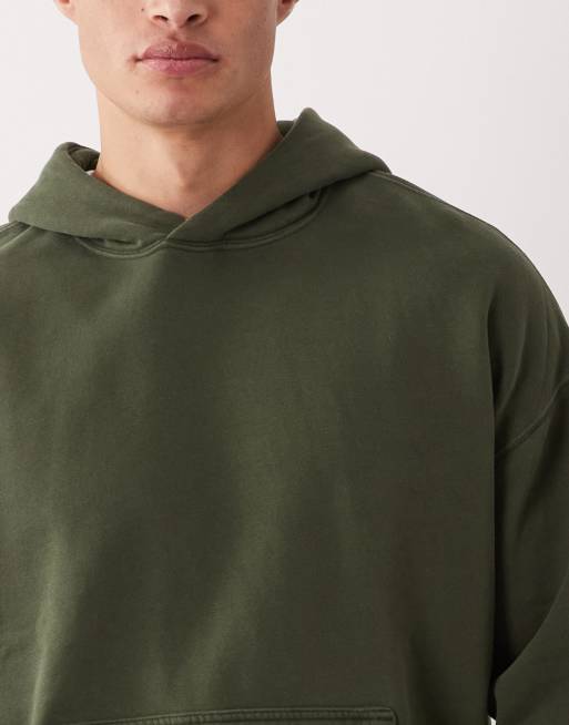 Abercrombie & Fitch - Essential - Hoodie in groen, 5 van 5