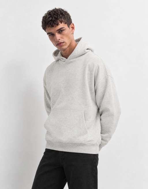 Abercrombie & Fitch essential hættetrøje i lysegrå, 7 af 8