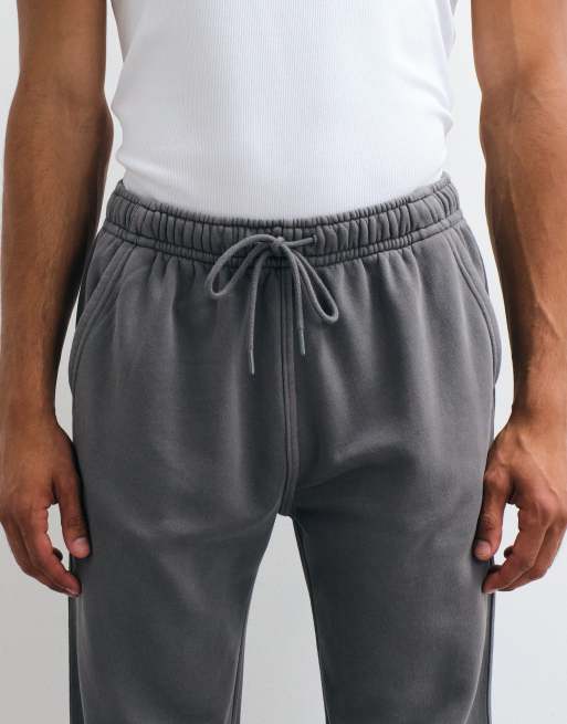 Abercrombie & Fitch Essential Jogger mit Umschlag in Grau, 4 von 5