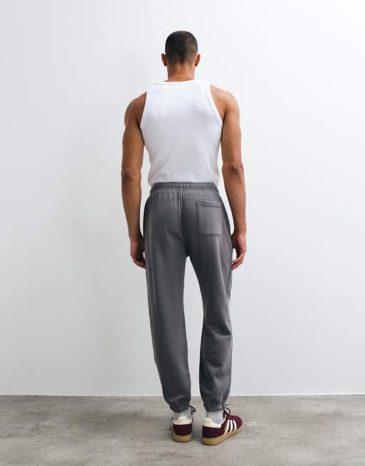 Abercrombie & Fitch Essential Jogger mit Umschlag in Grau, 5 von 5
