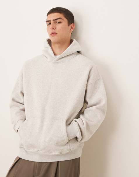 Abercrombie & Fitch – Essential – Kapuzenpullover in Grau - view 1