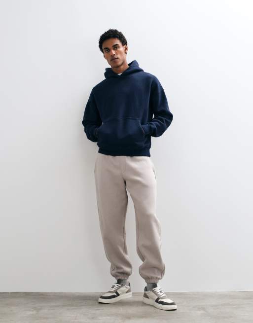 Abercrombie & Fitch Essential-Kapuzenpullover in Marineblau, 2 von 5