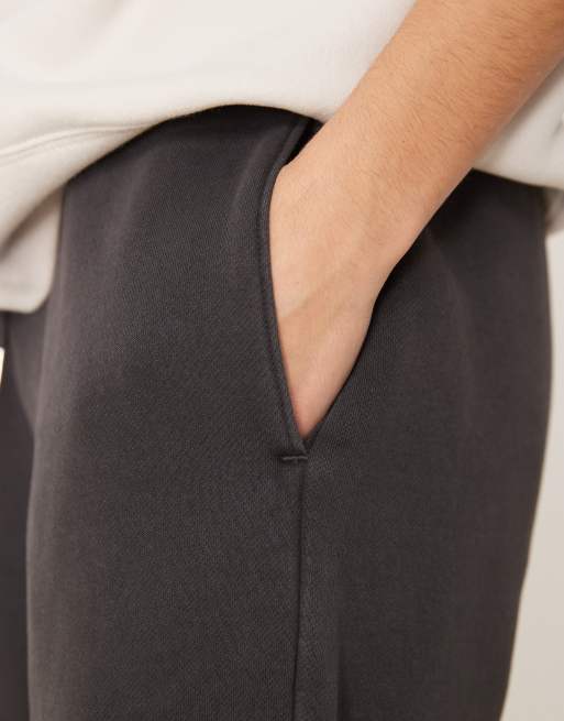 Abercrombie & Fitch - Essential - Pantalon de jogging ample à taille mi-haute - Gris anthracite, 3 de 5