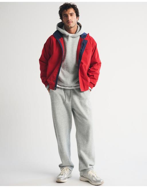 Abercrombie & Fitch Essential popover 2.0 hoodie in dark heather gray, 2 of 6