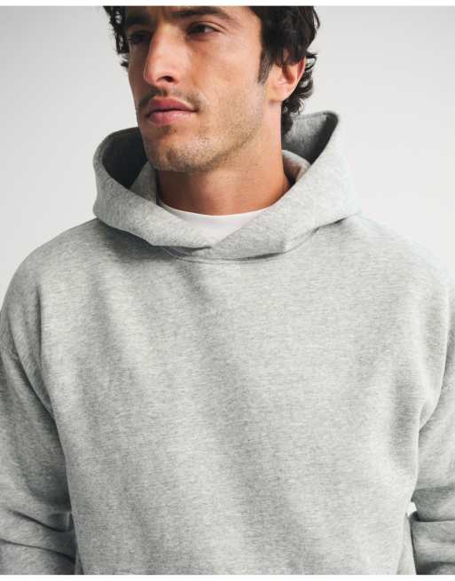 Abercrombie & Fitch Essential popover 2.0 hoodie in dark heather gray, 3 of 6