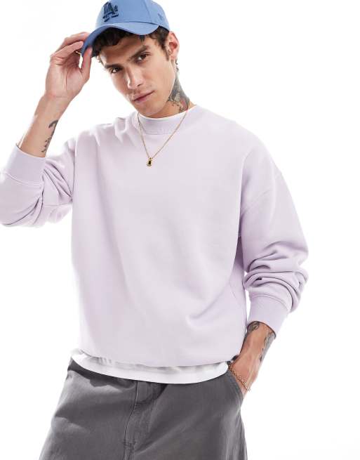 Abercrombie & Fitch - Essential Sundrenched - Felpa lilla