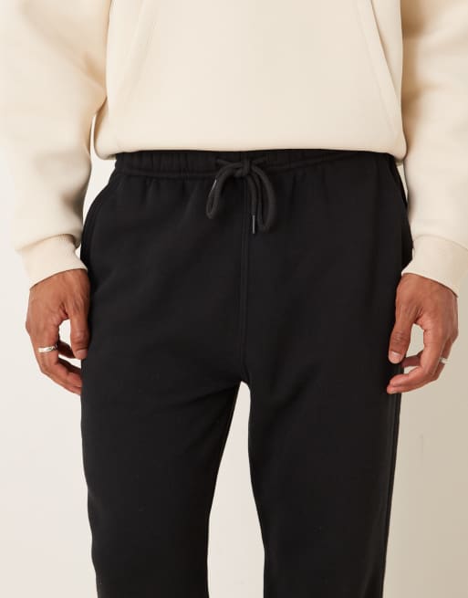 Abercrombie & Fitch – Essential – Svarta mjukisbyxor, 5 av 5