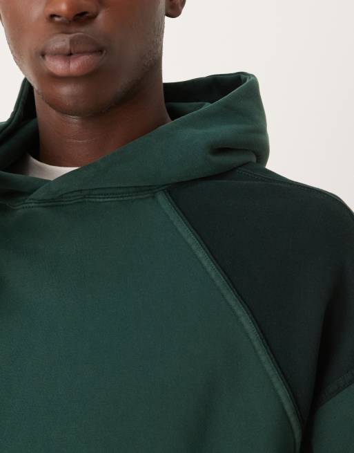 Abercrombie & Fitch - Essential - Sweat à capuche avec poche avant - Vert foncé, 5 de 5