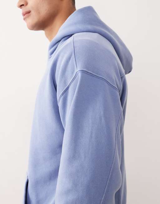 Abercrombie & Fitch - Essential - Sweat à capuche avec poche devant - Bleu, 4 de 5