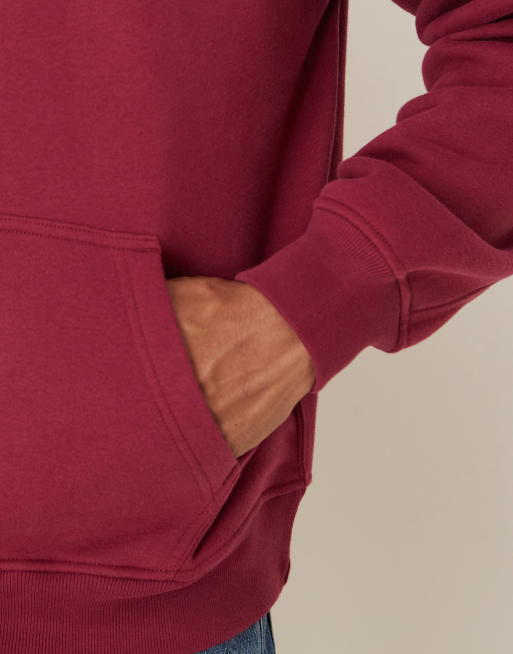 Abercrombie & Fitch - Essential - Sweat à capuche avec poche devant - Bordeaux, 5 de 5