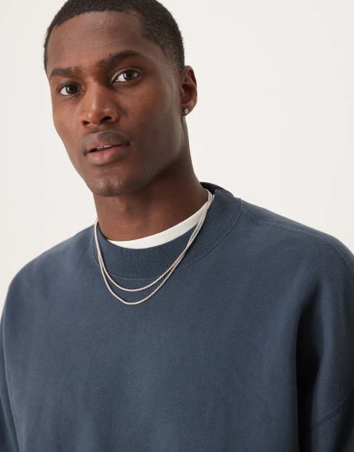 Abercrombie & Fitch essential sweat top in dark green | ASOS