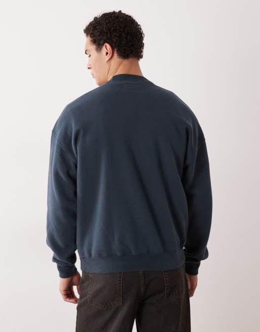 Abercrombie & Fitch – Essential – Sweatshirt in Marineblau, 3 von 5