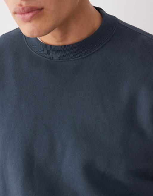 Abercrombie & Fitch – Essential – Sweatshirt in Marineblau, 5 von 5
