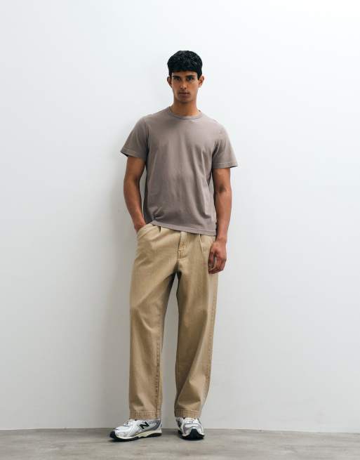 Abercrombie & Fitch - Essential - T-shirt - Marron délavé, 4 de 5