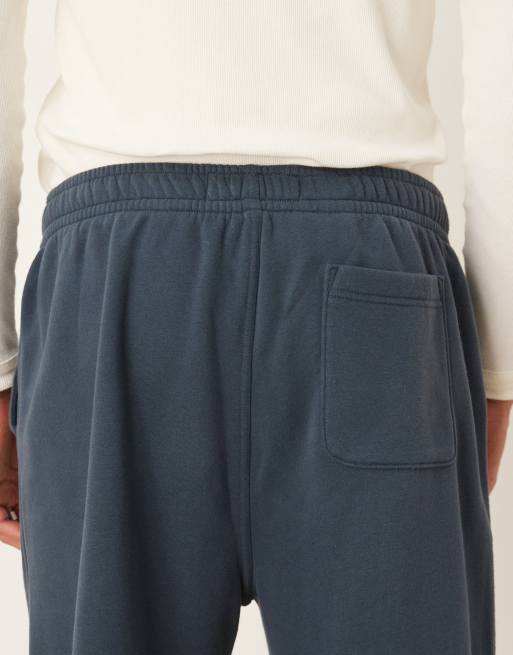Abercrombie & Fitch – Essential – Weite Jogginghose in Marineblau mit Bündchen, 5 von 5