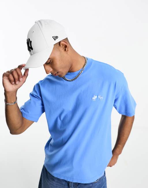 Abercrombie & Fitch essentials oversized crew neck tshirt with logo in