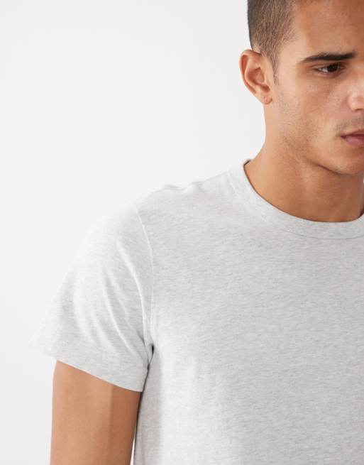 Abercrombie & Fitch everyday essential t-shirt in grey, 2 of 5