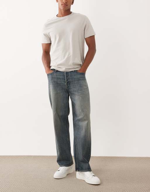 Abercrombie & Fitch - Everyday Essentials - Set van 5 T-shirts in multi, 3 van 5