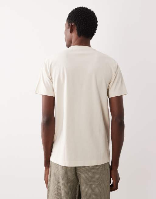 Abercrombie & Fitch - Everyday - T-shirt beige con logo, 3 di 5