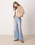[Abercrombie & Fitch] Abercrombie & Fitch faux suede cropped jacket in black S BLACK