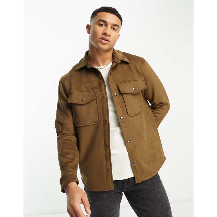 Abercrombie suede clearance jacket