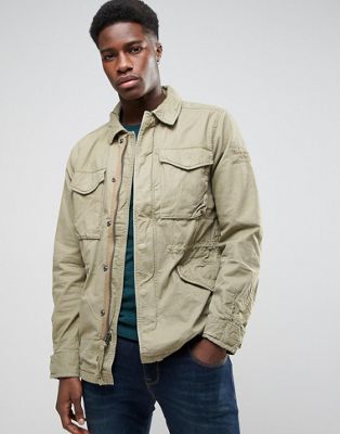 abercrombie and fitch khaki jacket