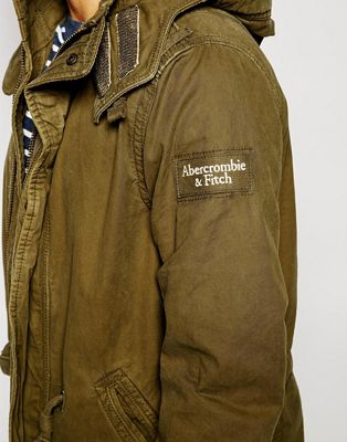 abercrombie and fitch parka mens
