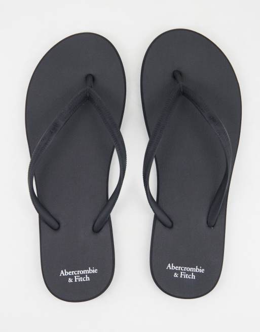 Abercrombie Fitch flip flop in black ASOS