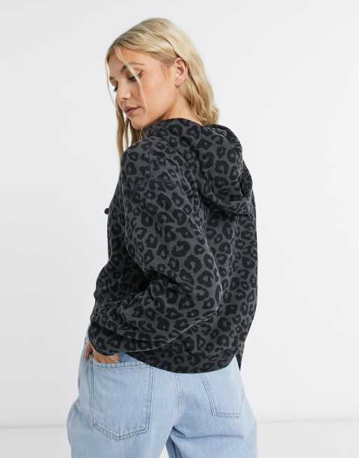 Abercrombie 2025 leopard hoodie