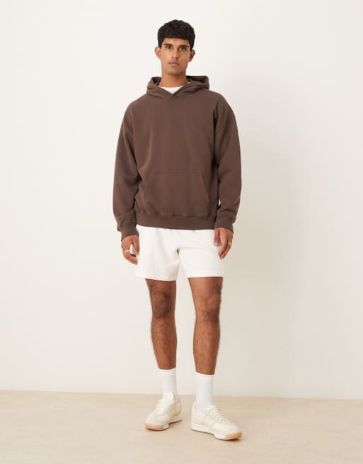 Abercrombie & Fitch front pocket hoodie in brown, 2 of 5