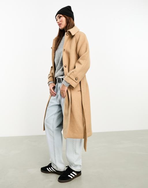 Asos wool shop coat womens