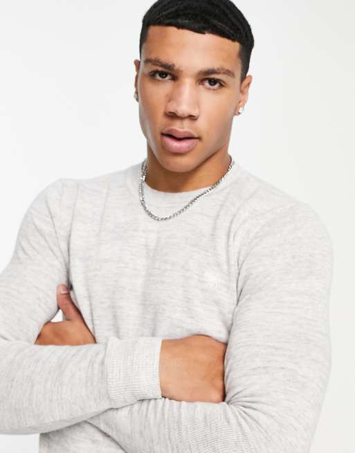 Abercrombie & Fitch - Gebreide trui in grijs, 3 van 4