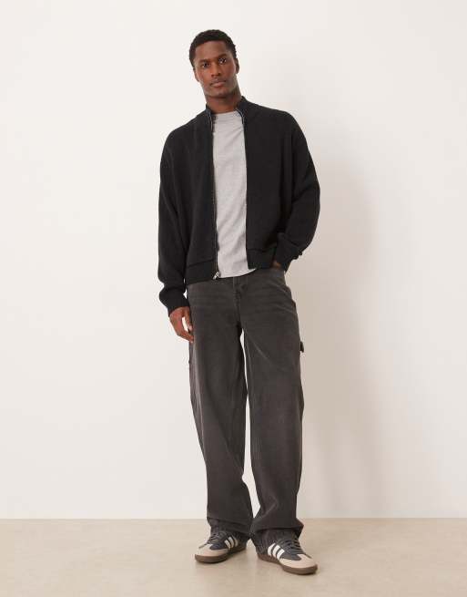 Abercrombie & Fitch - Gilet zippé à col montant - Noir, 2 de 5