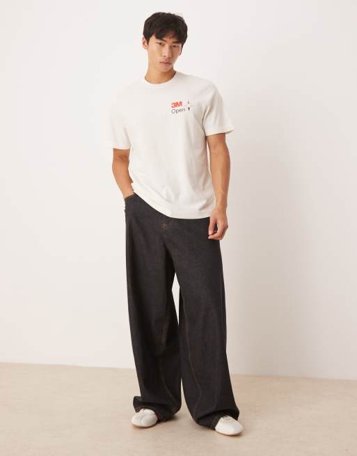 Abercrombie & Fitch golf motif back T-shirt in white | ASOS