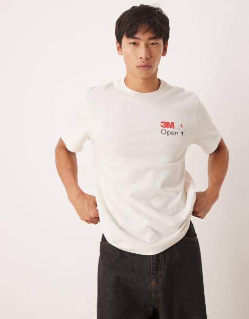 Abercrombie & Fitch golf motif back T-shirt in white | ASOS