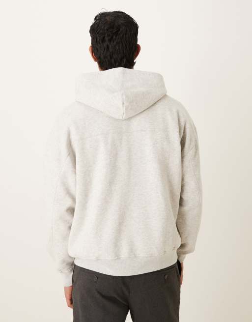 Abercrombie & Fitch - Grå hættetrøje med logodetalje, 3 af 5
