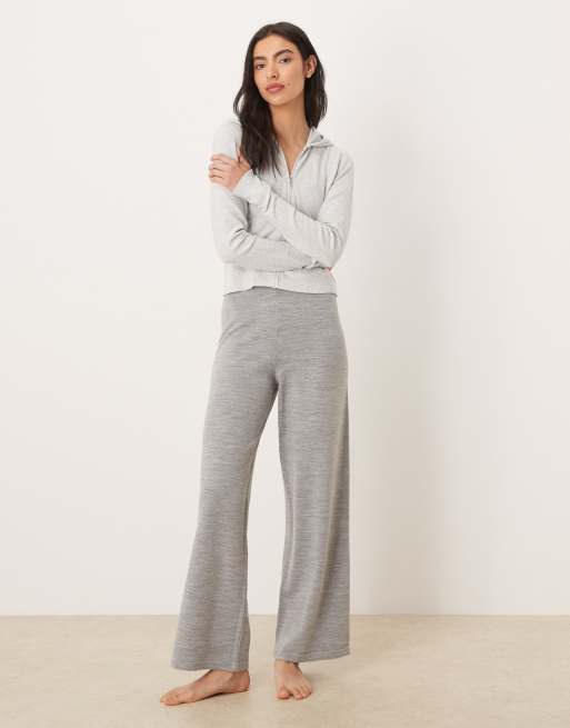 Abercrombie & Fitch - Grå lounge-hættetrøje med gennemgående lynlås, 2 af 4