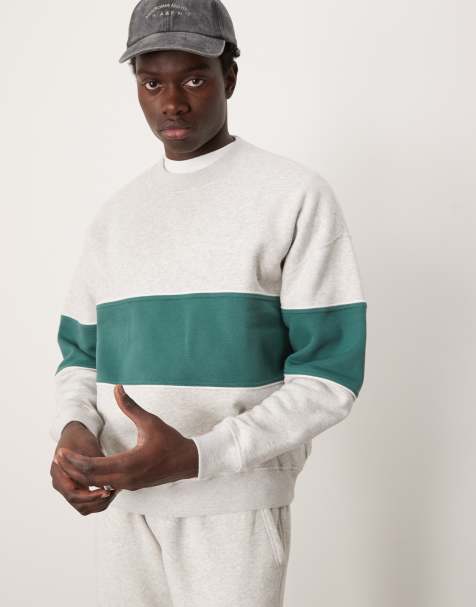 Abercrombie & Fitch - Grå sweatshirt med rund hals - view 1