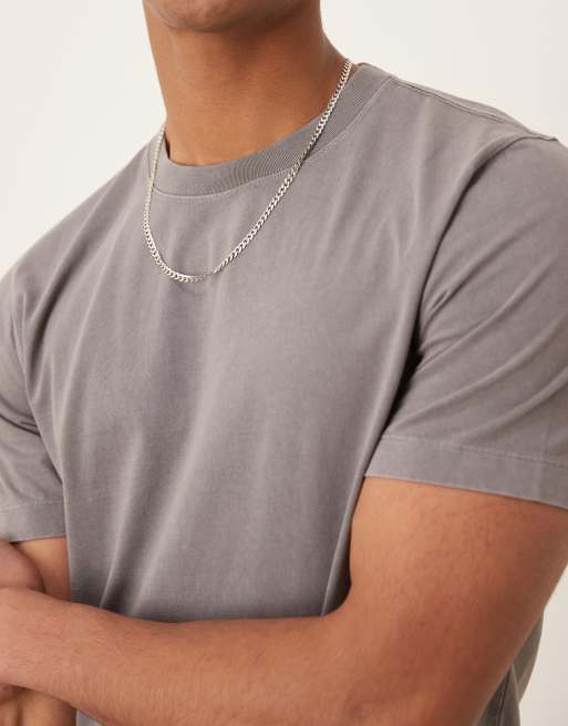 Abercrombie & Fitch – Granatowy sprany T-shirt, 3 z 4