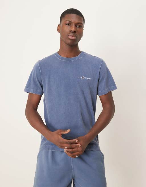 Abercrombie & Fitch graphic back detail T-shirt in navy