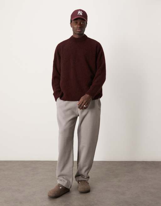 Abercrombie & Fitch heavyweight sweatpants in beige