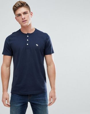 Abercrombie \u0026 Fitch Henley T-Shirt Icon 