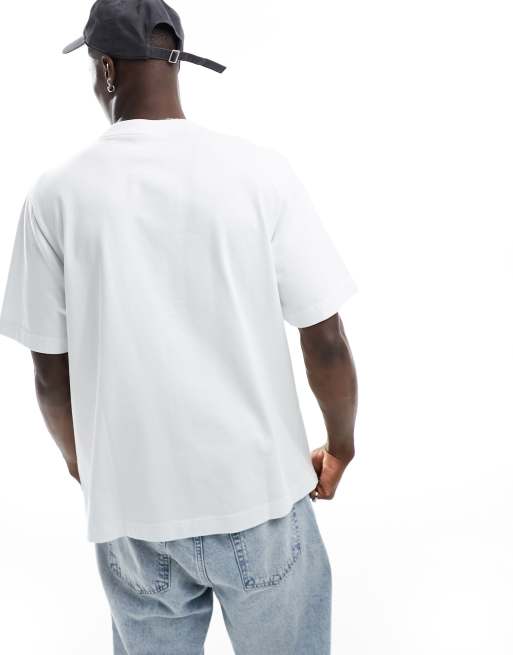 Abercrombie & Fitch heritage crest logo t-shirt in bright white, 4 of 4