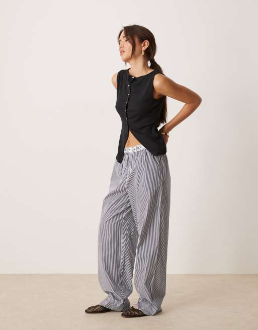 Abercrombie & Fitch high neck button through singlet in black | ASOS