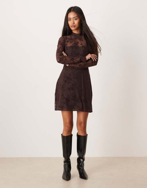 abercrombie floral dress Dress Casual Midi By Abercrombie And Fitch In Floral Print, Size:Xl