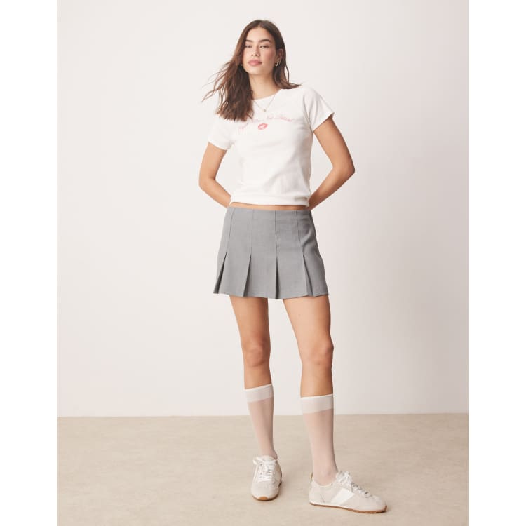 専用Pleated Mini Skort ダークモカ Her lip to Adorably Sleek Faux Leather Pleated Mini Skort | Windsor
