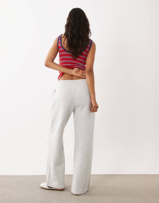 Abercrombie & Fitch High-Rise Wide-Leg-Jogger in Hellgrau, 5 von 5